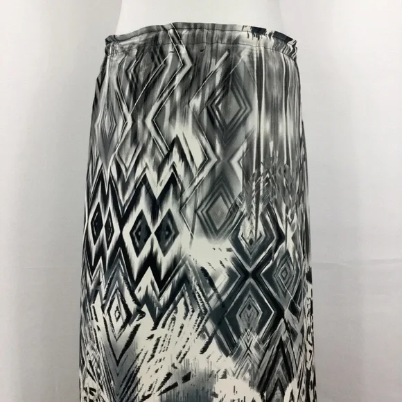 SW3 Bespoke Women's Skirt Silk A Line Maxi
Length Drawstring Waist Front Slits M - Picture 8 of 15